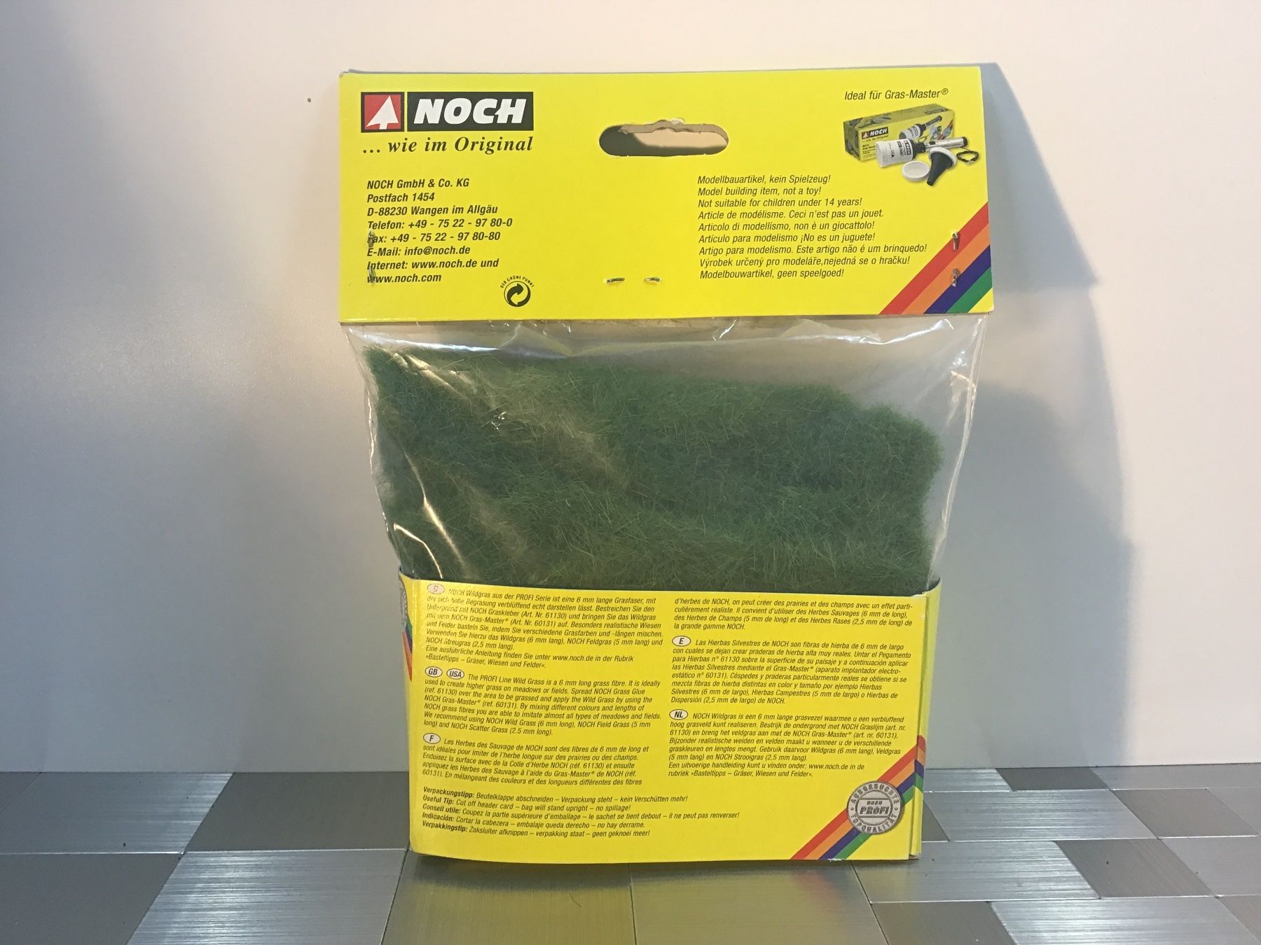 Noch Modelleisenbahnen: WILDGRAS, HELLGRÜN 07102 – Neu und originalverpackt aus Männedorf von Spezial-Modelle 1