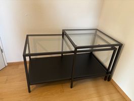 IKEA Glas Couchtisch 90 x 45 x 45 cm