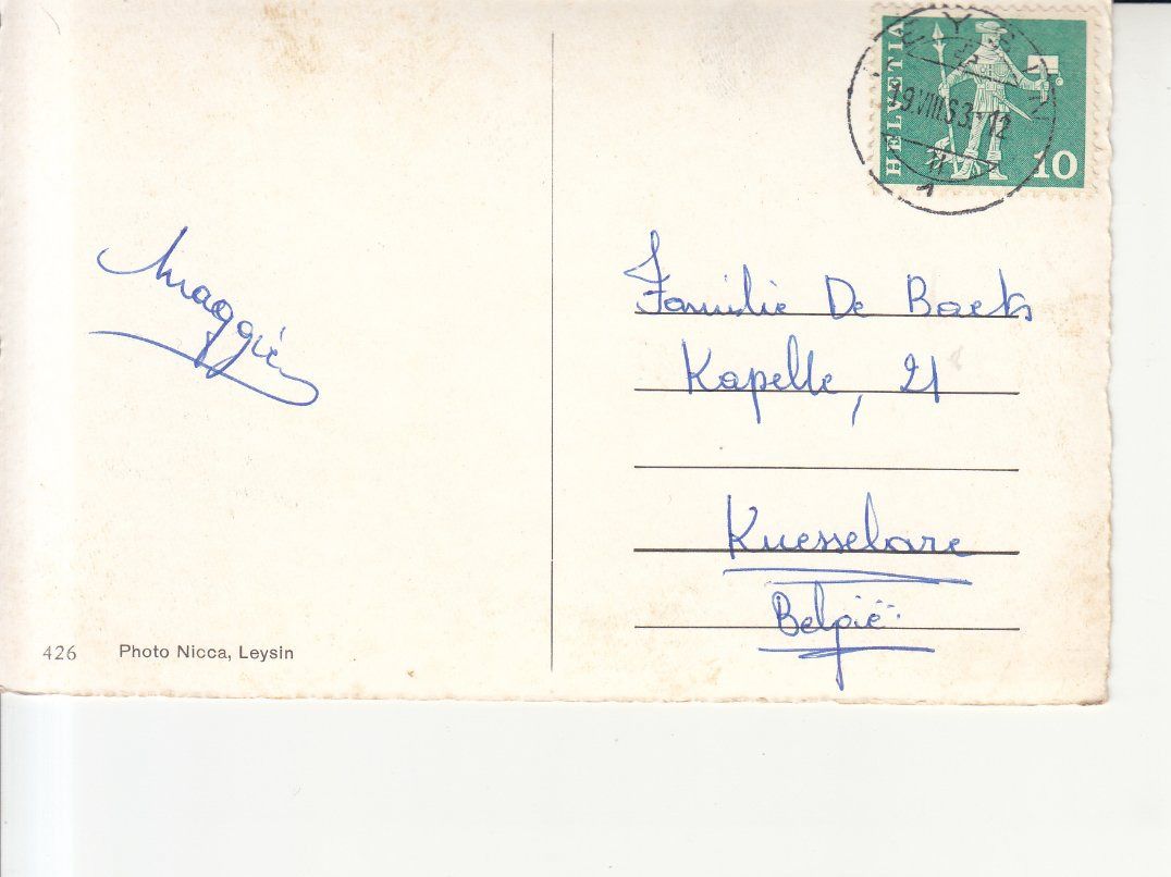 Cartes postales: Leysin 1963 – D'occasion à Bürglen TG par StampGraf 1