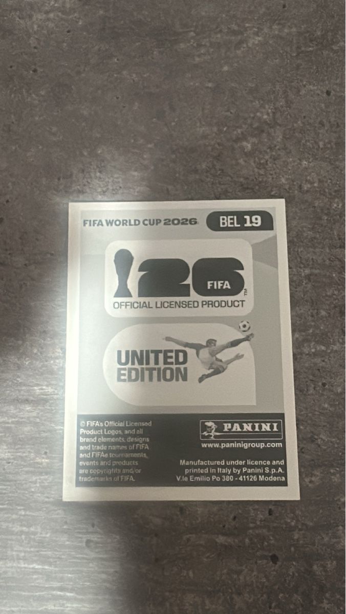Panini Carte collezionabili: BEL 19 , FIFA WORLD CUP 2026 PANINI  – Nuovo (secondo la descrizione) da Frauenfeld venduto da 1PegPeg1 1