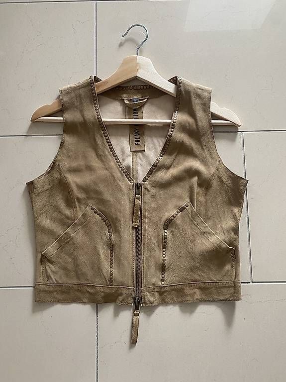 Gilets & Westen: Freaky Nation Echtleder-Weste Gr. S  neu – Neu und originalverpackt aus Rorschach von Lauraq12 4