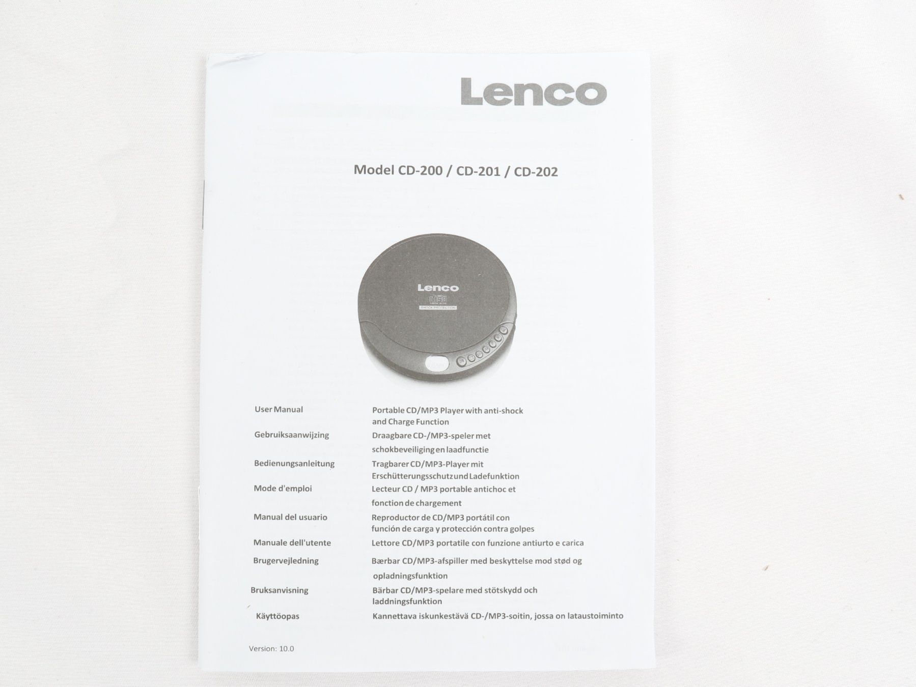 Lenco Lecteur media portable: LENCO Portabler CD/MP3 Player – Neuf (Voir description) à Steinen par Restwert_Steinen 9