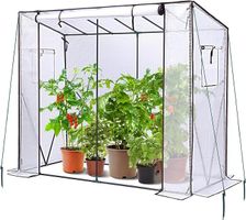 Gewächshaus Foliengewächshaus Tomatenhaus 200x77x170cm