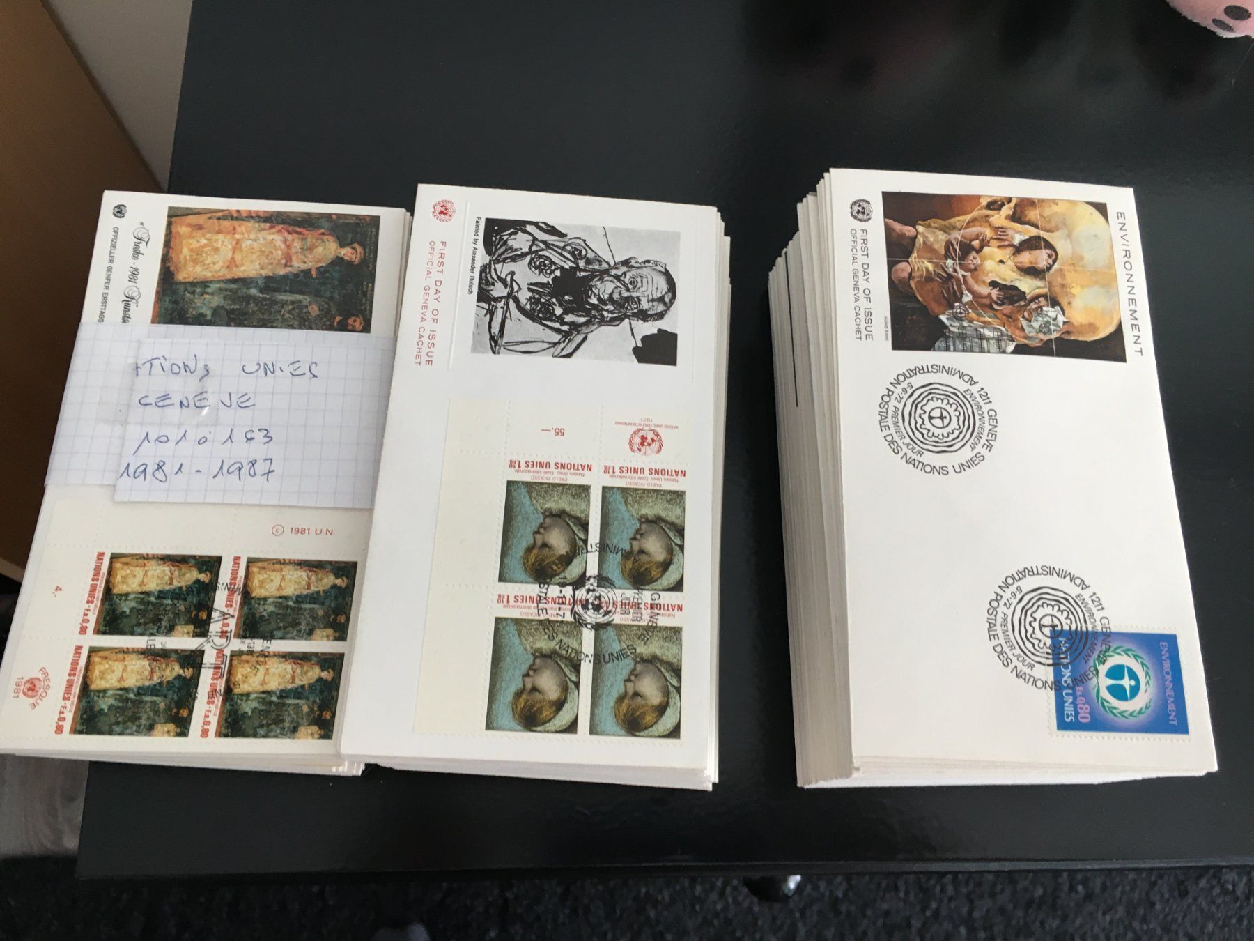 Alle Briefmarken: 1500 FDC ab 1969 / Einzel, Serie, Viererblock / CH UNO FR – Gebraucht aus Grand-Lancy von Dany1973 2