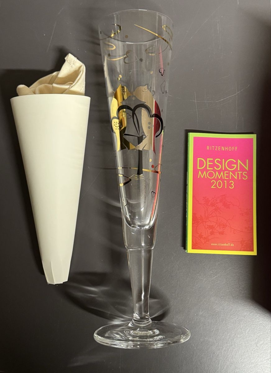 Ritzenhoff Gläser: 2 Ritzenhoff Champagnergläser Jutta Bücker Design 2013 – Neu und originalverpackt aus Zürich von  5