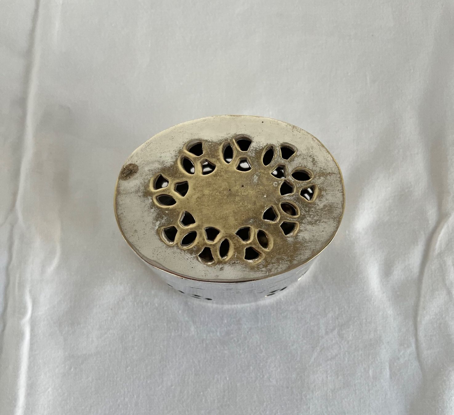Alle Dekorationen: Deckeldose - Potpourri aus Metall – Gebraucht aus Wetzikon ZH von seli03 1