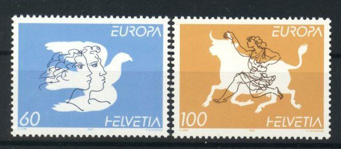 Tutti i francobolli: 1995, Europa ** (1) – Usato da Willisau venduto da Vollstempel
