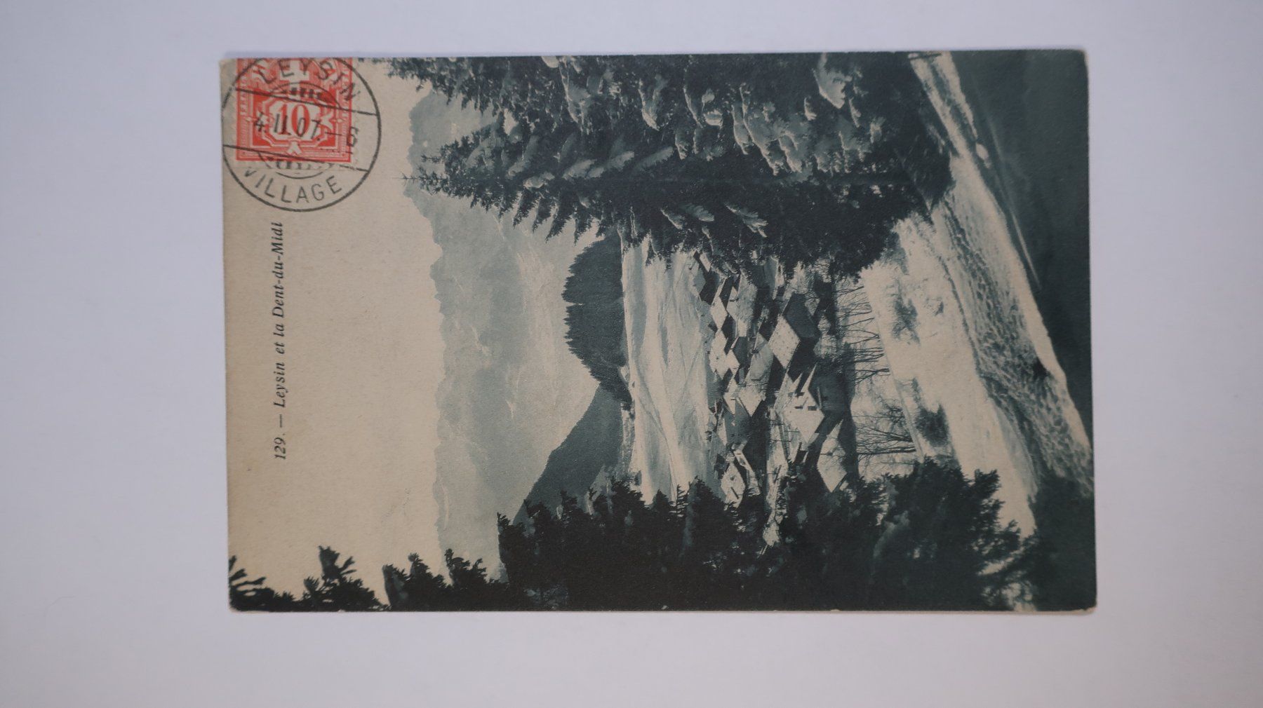 Cartoline postali: Leysin et la Dent du Midi 1907 – Usato da Cormoret venduto da Pascalll2001 1