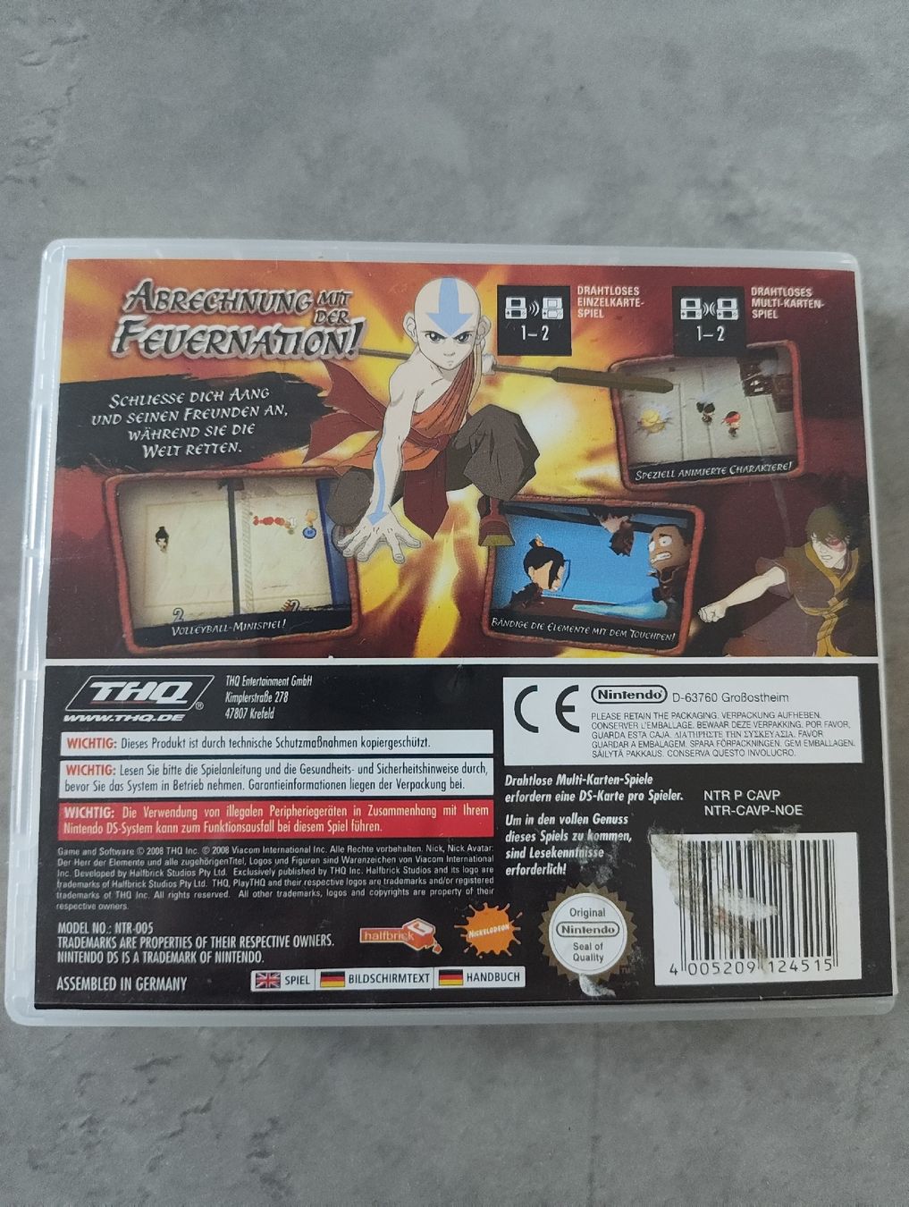 Nintendo Giochi: Avatar: Der Herr des Feuers - Nintendo DS – Usato da Giswil venduto da zxonai 2