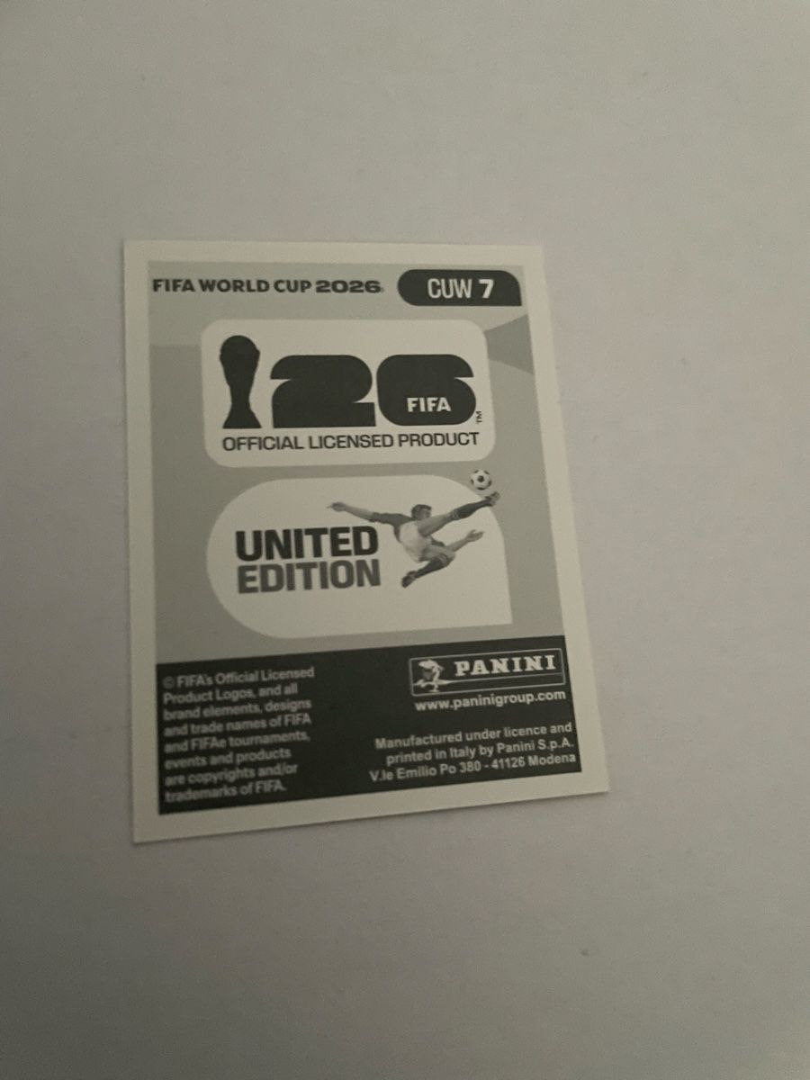 Panini Sammelbilder & Trading cards: FIFA WM 2026 Roshon Van Eijjma CUW 7 – Neu (gemäss Beschreibung) aus Winterthur von Cobraforce 1