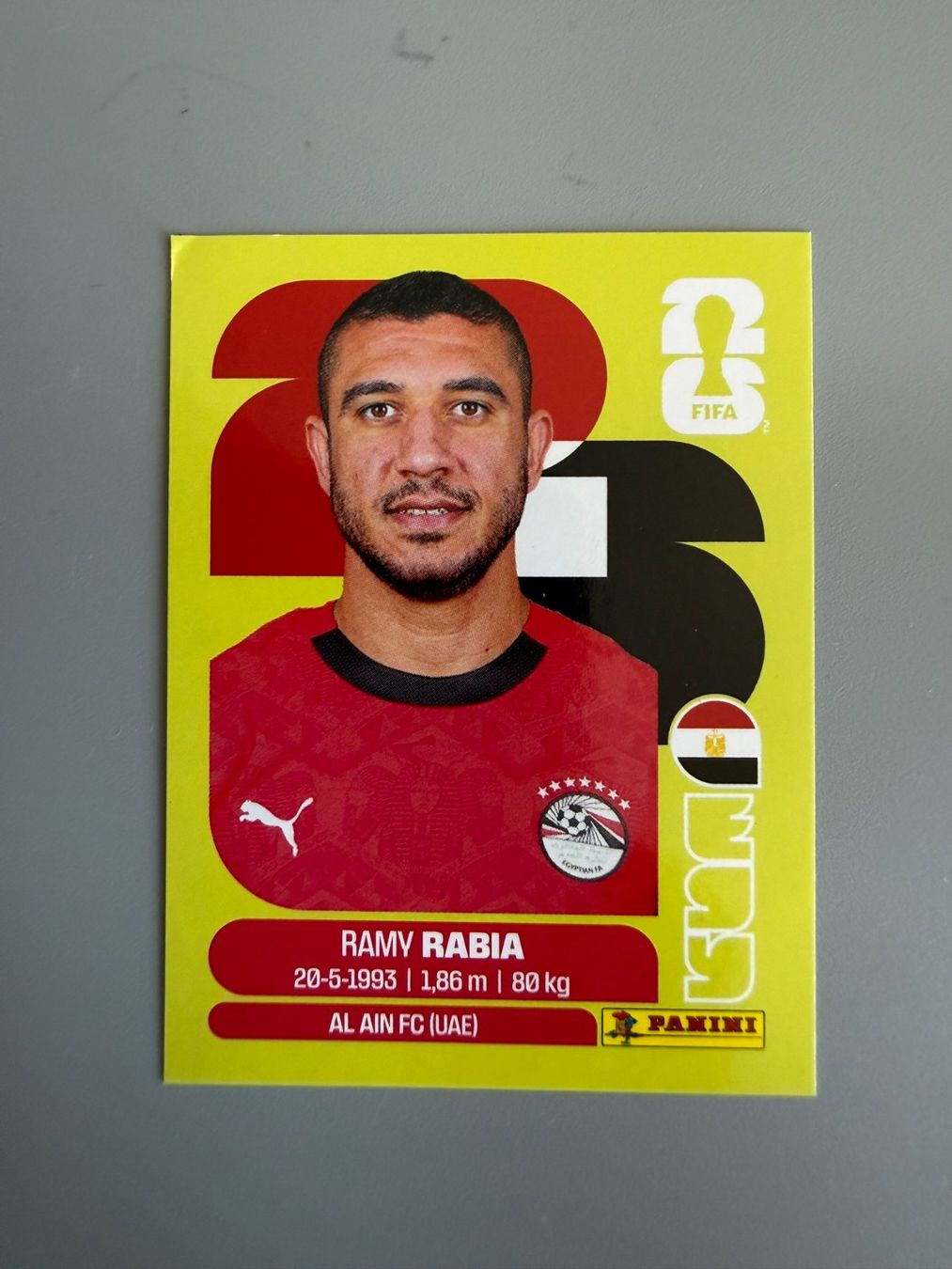 Panini Cartes à collectionner: Panini Ramy Rabia EGY7 – D'occasion à Liebefeld par Ronaldo-1996