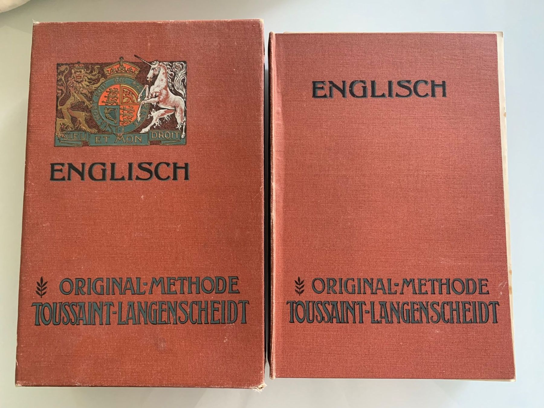 Libri: Original-Methode Toussaint Langenscheidt: Englisch. I und II – Usato da Basel venduto da SusaSandig 2