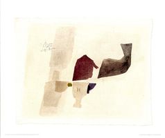 Julius Bissier     "23. Juli 62"   Kunstdruck