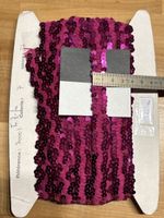 Textilband Bordüre mit Pailletten