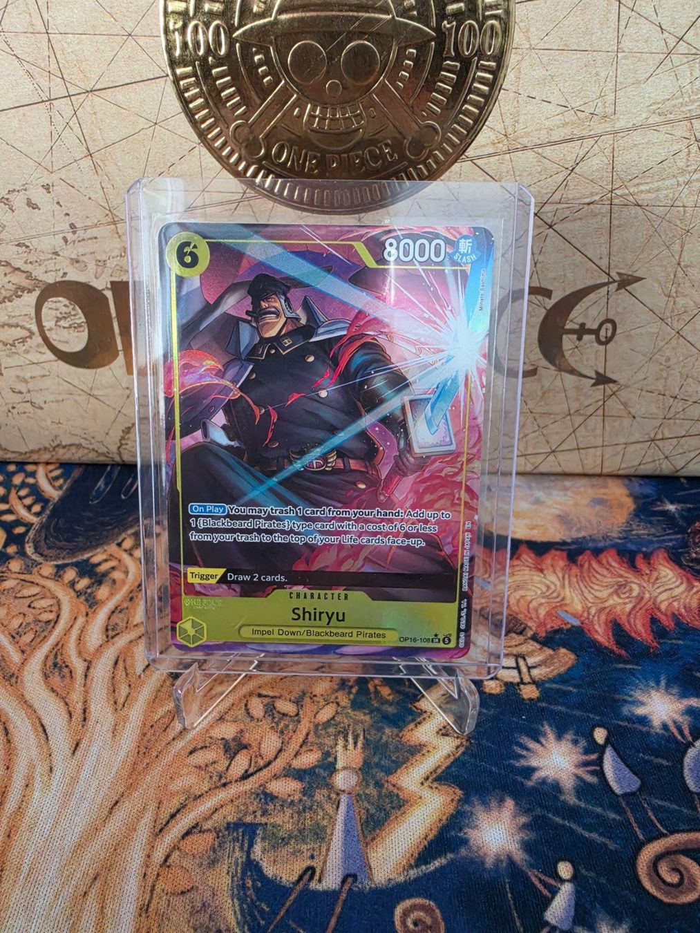 Bandai Carte collezionabili: One Piece OP16-108 Shiryu – Usato da Genestrerio venduto da AM_98