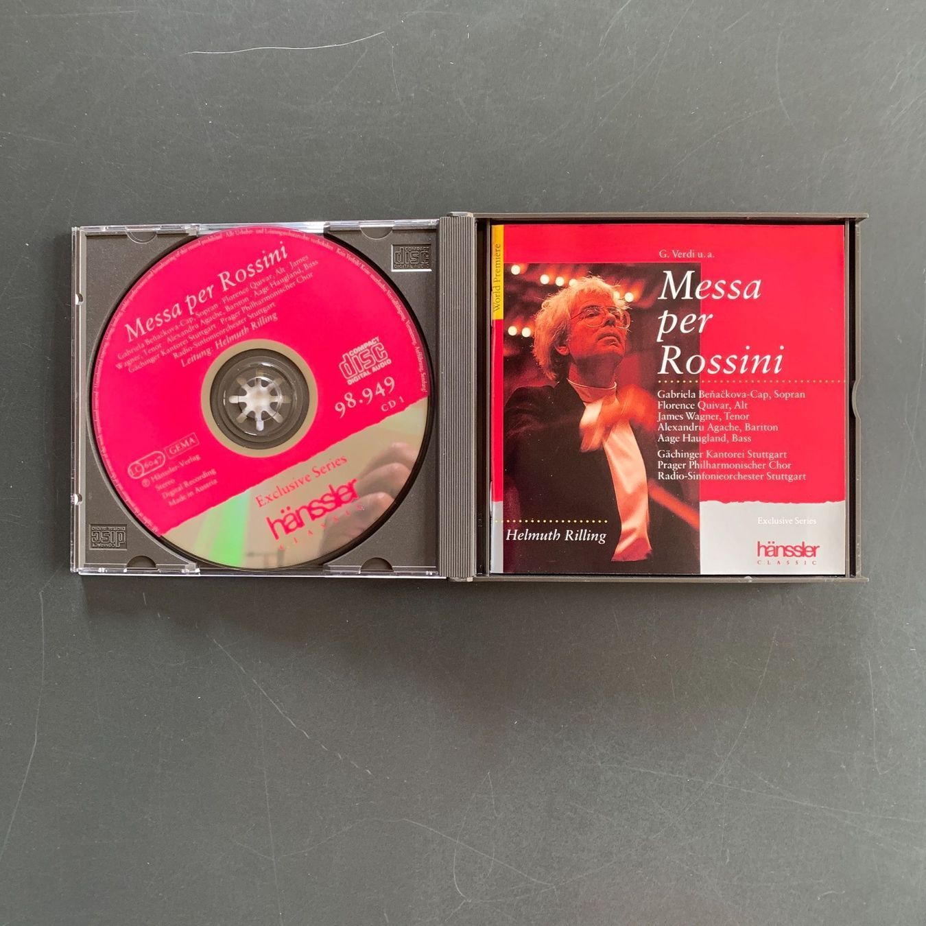 CD: Helmuth Rilling: Messa per Rossini – Usato da Stans venduto da Abukadnezar 2