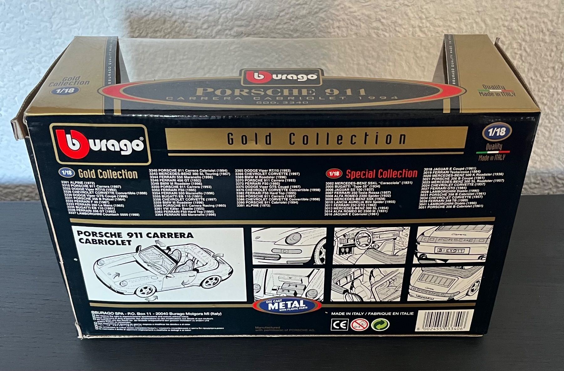 Porsche Modellautos: Porsche 911 Carrera Cabriolet '94 1:18 – Gebraucht aus St-Cergue von ncu_t267 9