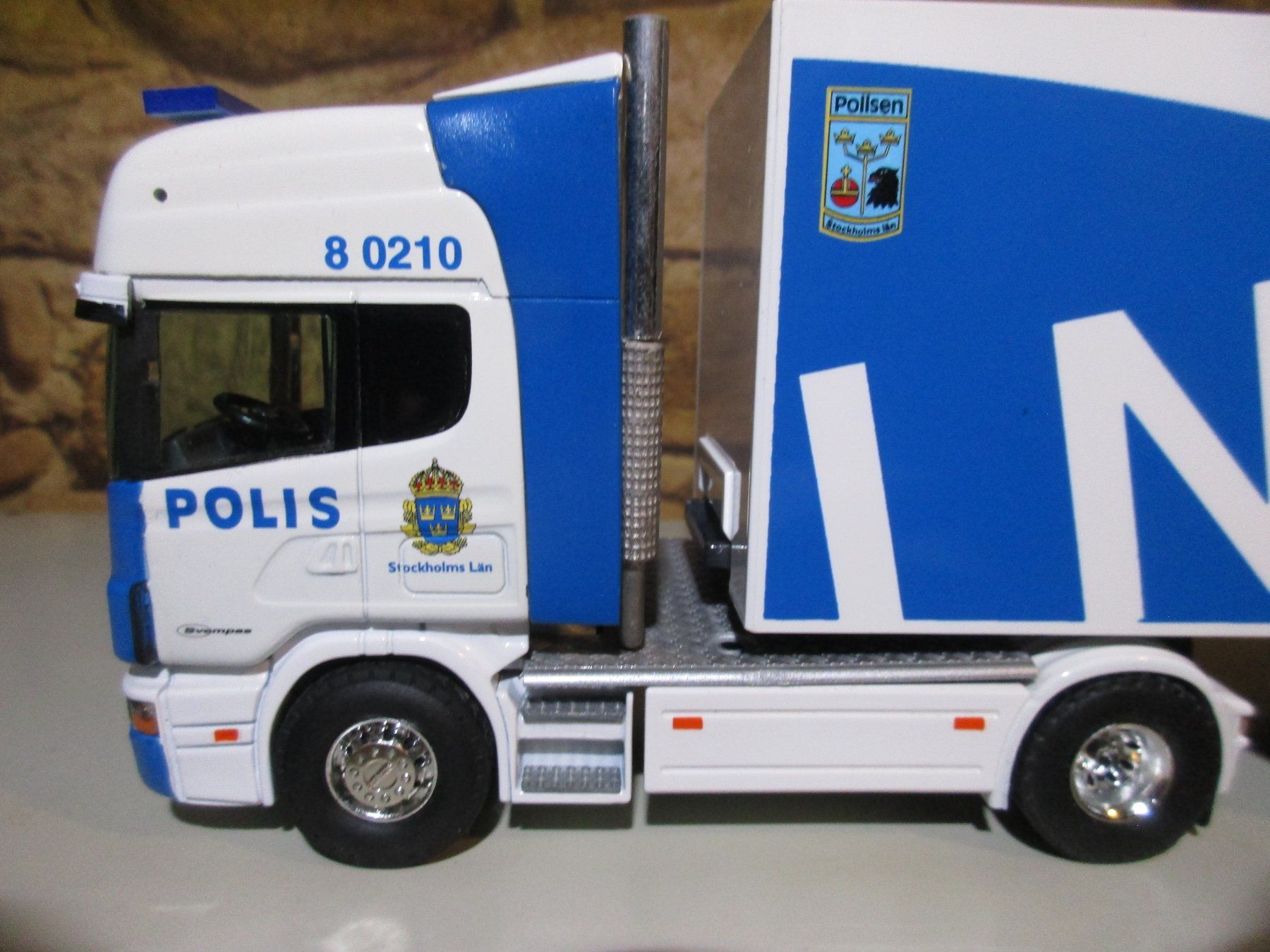 Tekno Kit di modellismo & Modellini statici: Tekno  1:50  Scania 144    Polizei – Usato da Ennetmoos venduto da Truckdiver 3