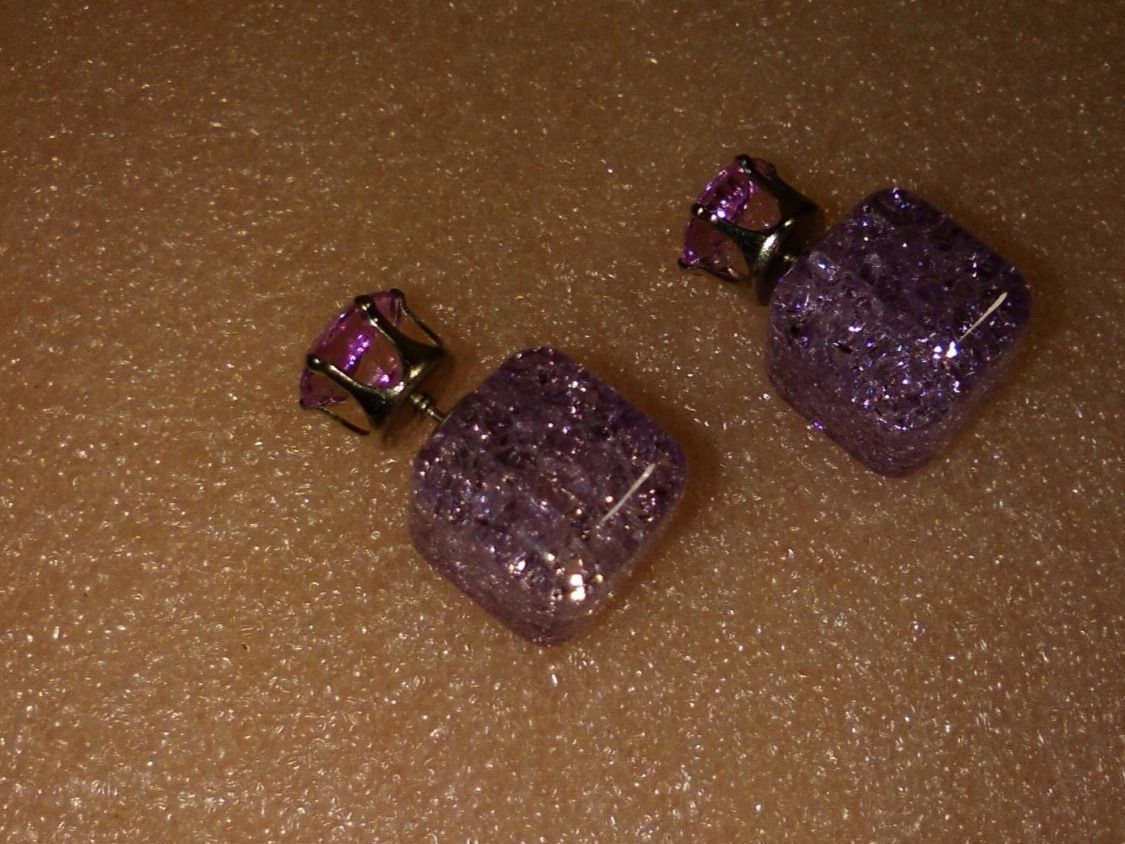 Orecchini pendenti & Orecchini a lobo: OHRRINGE MODESCHMUCK VIERECKIG,,LELA FARBE – Nuovo (secondo la descrizione) da Basel venduto da bijoutrie_4 3