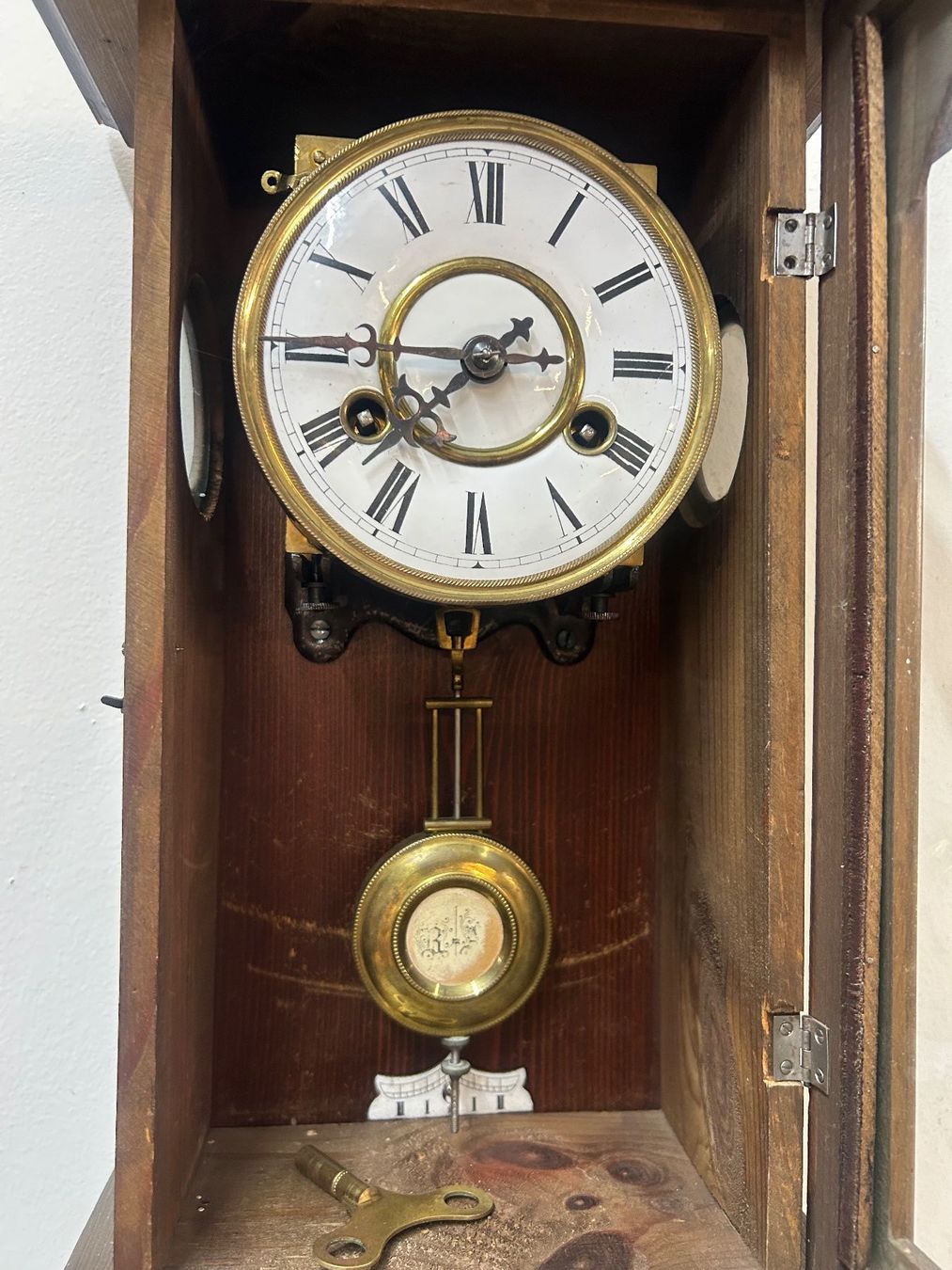 Junghans Stand- & Wanduhren: antiker Regulator vermutlich Junghans funktioniert – Gebraucht aus Zürich von Levelart 2