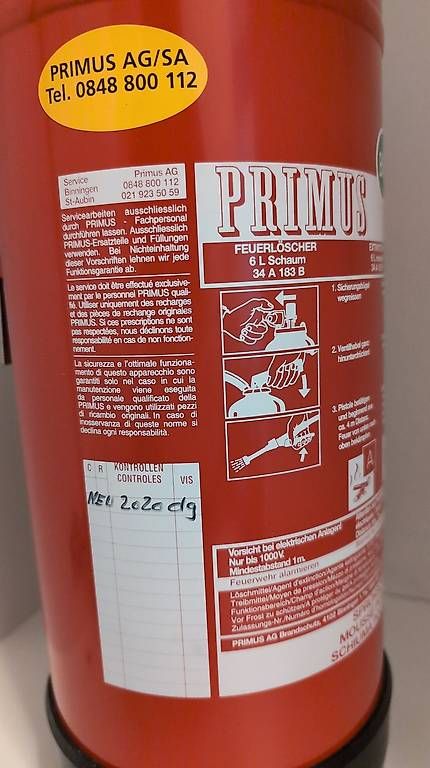 Estintori: Feuerlöscher von Primus – Nuovo e nell'imballaggio originale da Laufen venduto da laufetaler 1