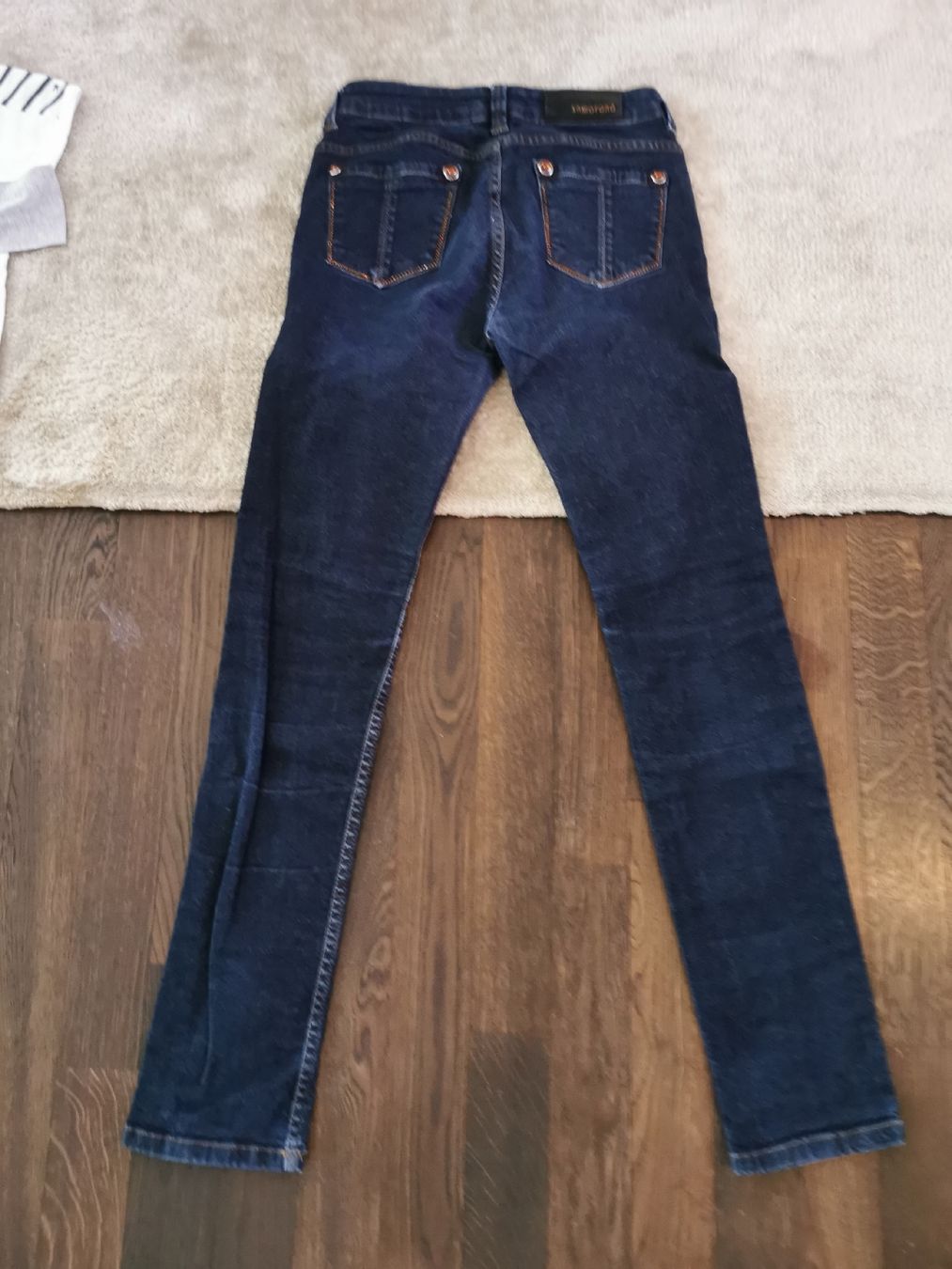 Jeans: Jeans SASSOFONO  mit Strass Gr. 34 dunkelblau – Usato da Erlenbach ZH venduto da alisamilana 2