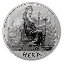 HERA 1 UNZE OZ SILBER 2022 GODS OF OLYMPUS SILBERMÜNZE RARE