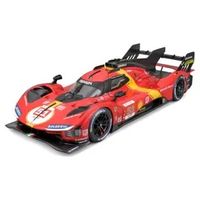 FERRARI 499P SIEGER LEMANS 2023 m VITRINE 1:18 BBURAGO SIGN