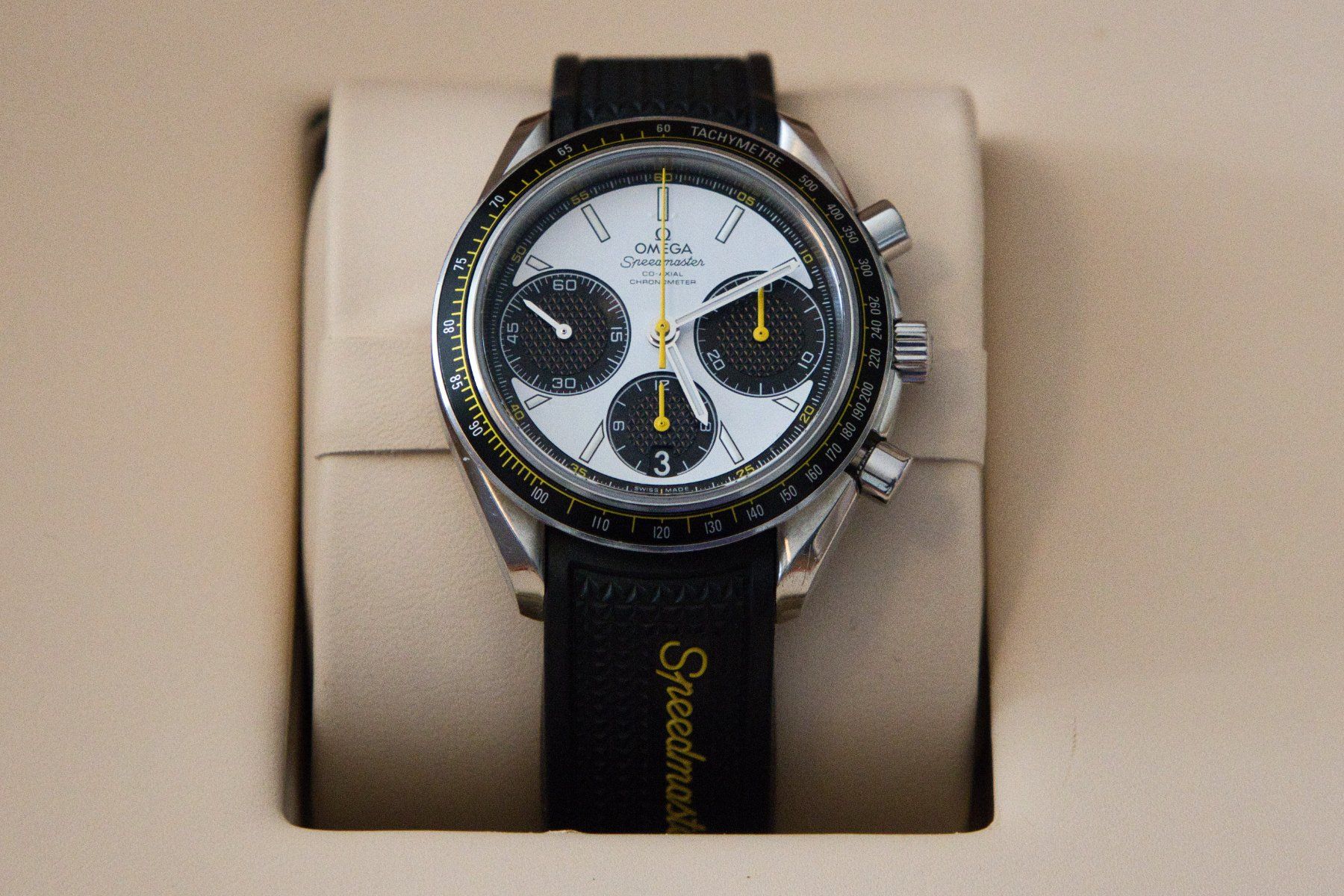 Omega Orologi: Omega Speedmaster Racing / Full Set / Panda – Usato da Tatroz venduto da Vroumwroum 5