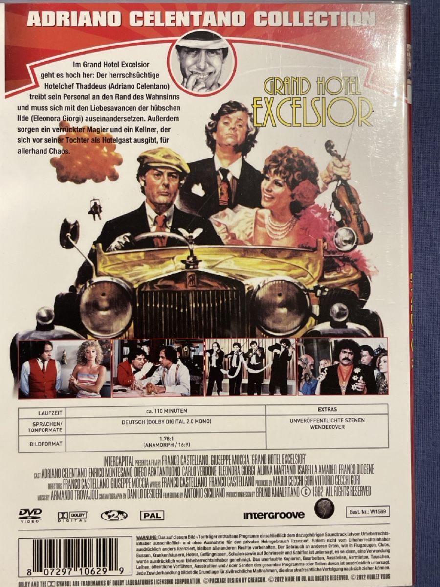 Alle DVDs: Grand Hotel Excelsior (1982) – Gebraucht aus Waldenburg von Mimily33 1