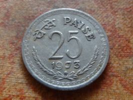 INDE  25 Paise  1973