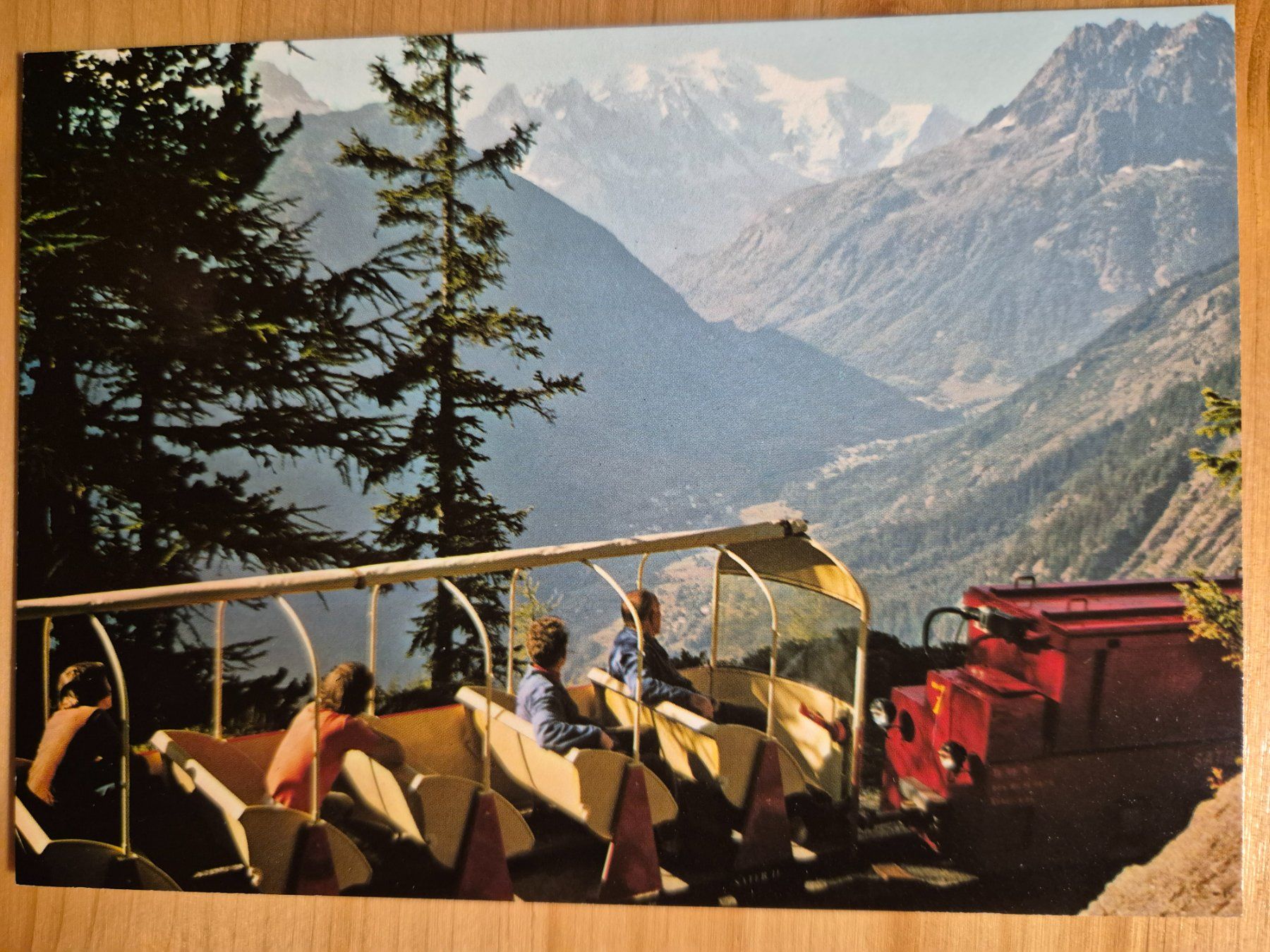 Cartoline postali: Le petit train du barrage d'Emosson & le Mont Blanc – Nuovo (secondo la descrizione) da St-Léonard venduto da thipif