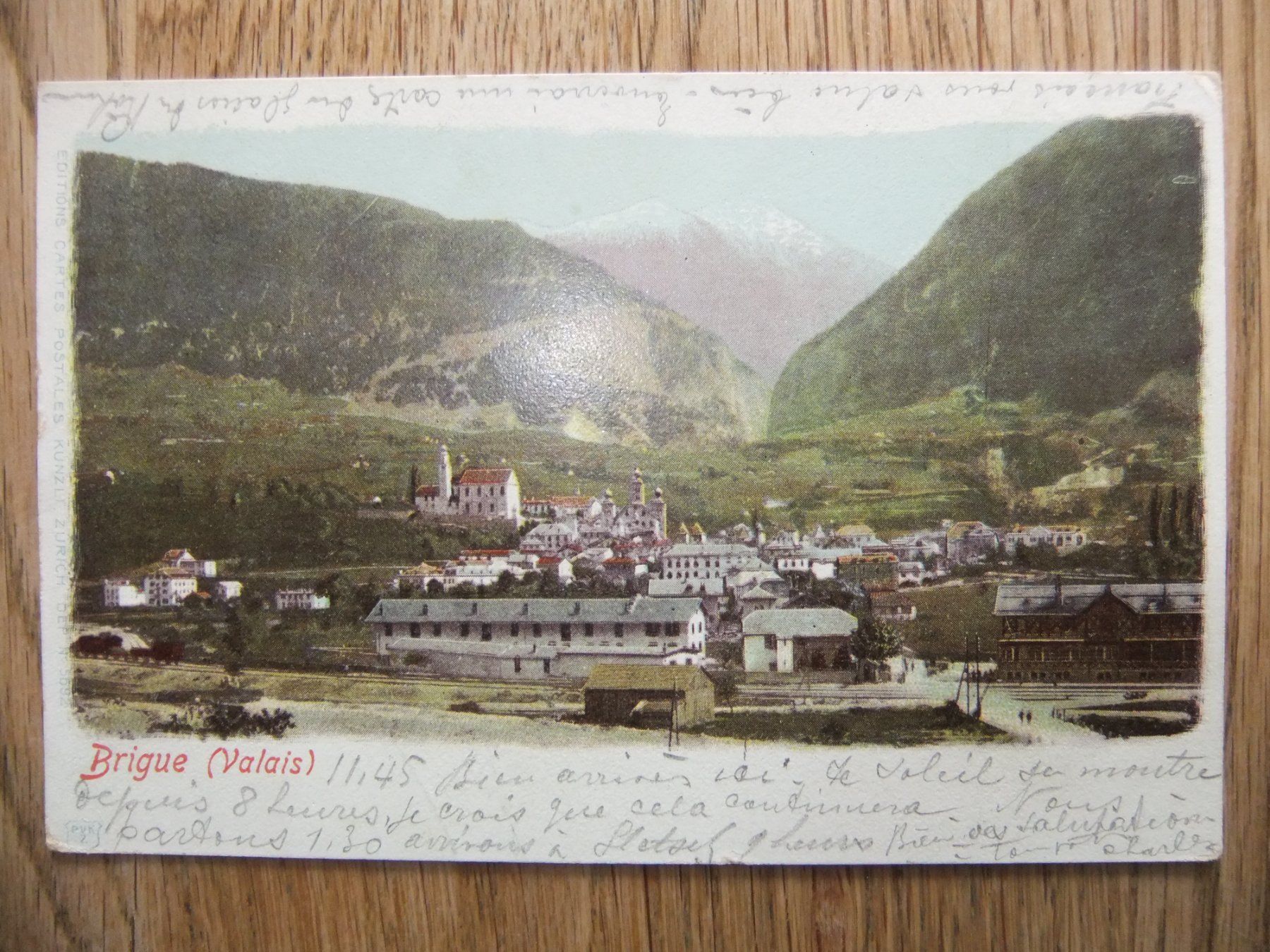Cartoline postali: Brig Brigue Wallis Valais 26.08.1902 – Usato da St. Niklaus VS venduto da wunschlos54