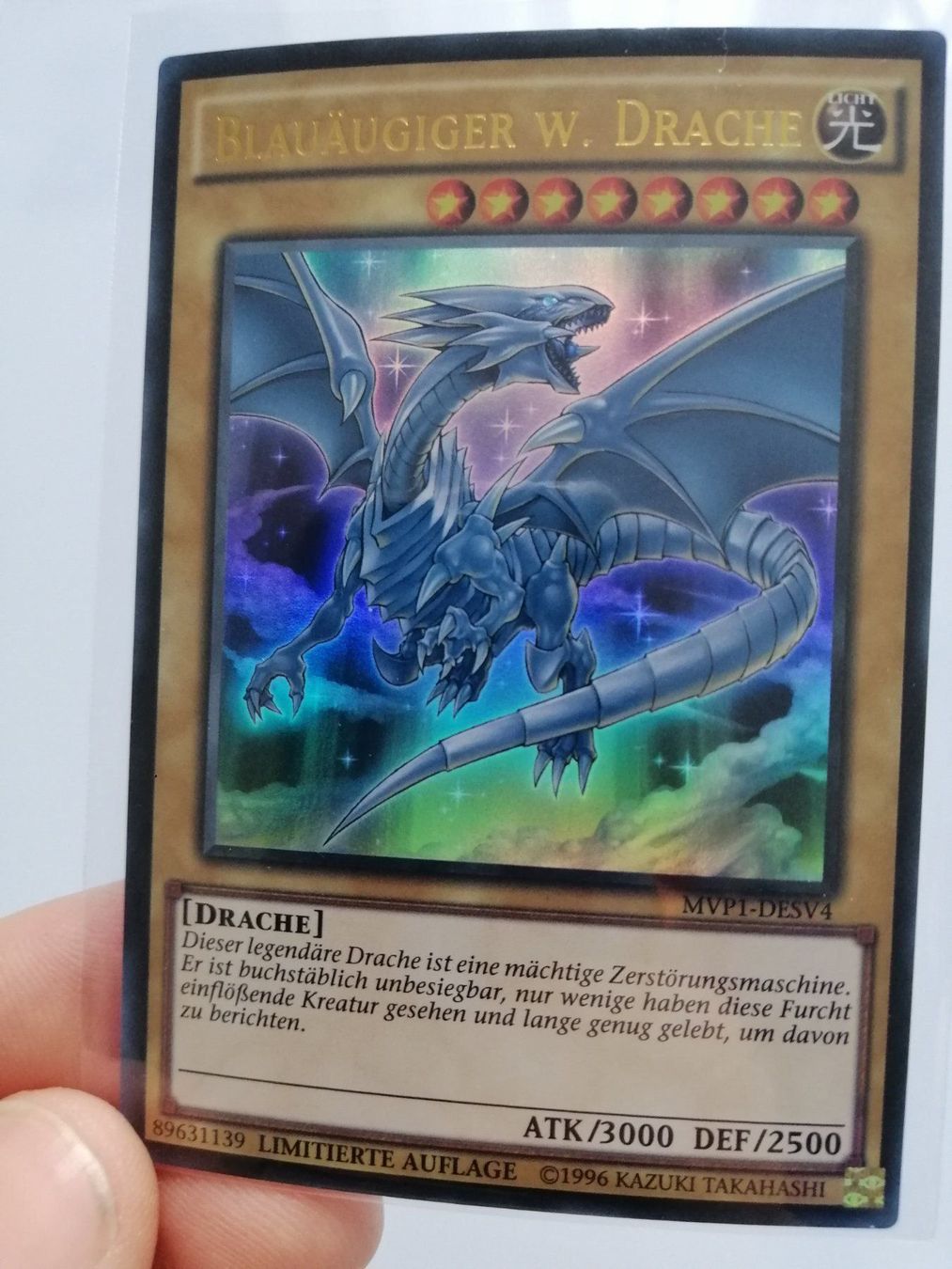 Yugioh Carte collezionabili: Blauäugiger W. Drache Limitierte Auflage – Nuovo (secondo la descrizione) da Boswil venduto da ShoppingCenterCity 1