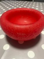 Vintage Kosta Boda Schale rouge - Design Ulrica Hydman