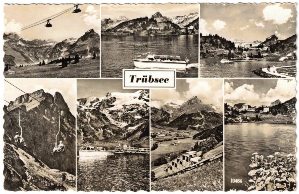 Cartoline postali: Engelberg - 7 Bild AK Trübsee – Usato da Binningen venduto da Mountainrider