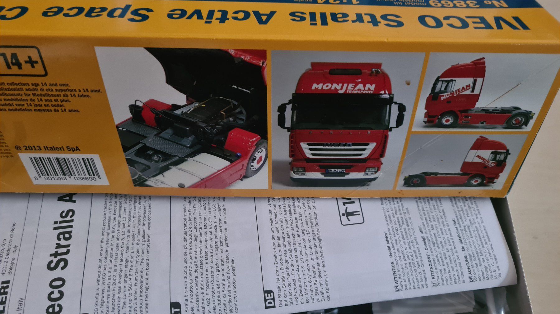 Italeri Kit di modellismo & Modellini statici: 1:24 Iveco Stralis Active Space Cube - Italeri 3869 – Usato da Bassersdorf venduto da jackbmw 7