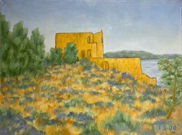 Schloss am Meer (Ölgemälde) Nr. 150