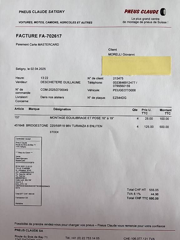 Pneus & Kompletträder: Pneus été 225/55R 18 – Gebraucht aus Petit-Lancy von gio_j2c9 2