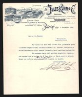 Rechnung Zürich 1900, Jules Kuhn, Co., 