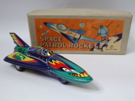 Blech Rakete GS-3 Rocket made in Japan Schwungradantrieb