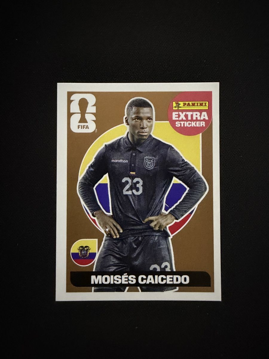 Panini Sammelbilder & Trading cards: Panini Extra Sticker Moisés Caicedo – Neu (gemäss Beschreibung) aus Mels von NokiOg