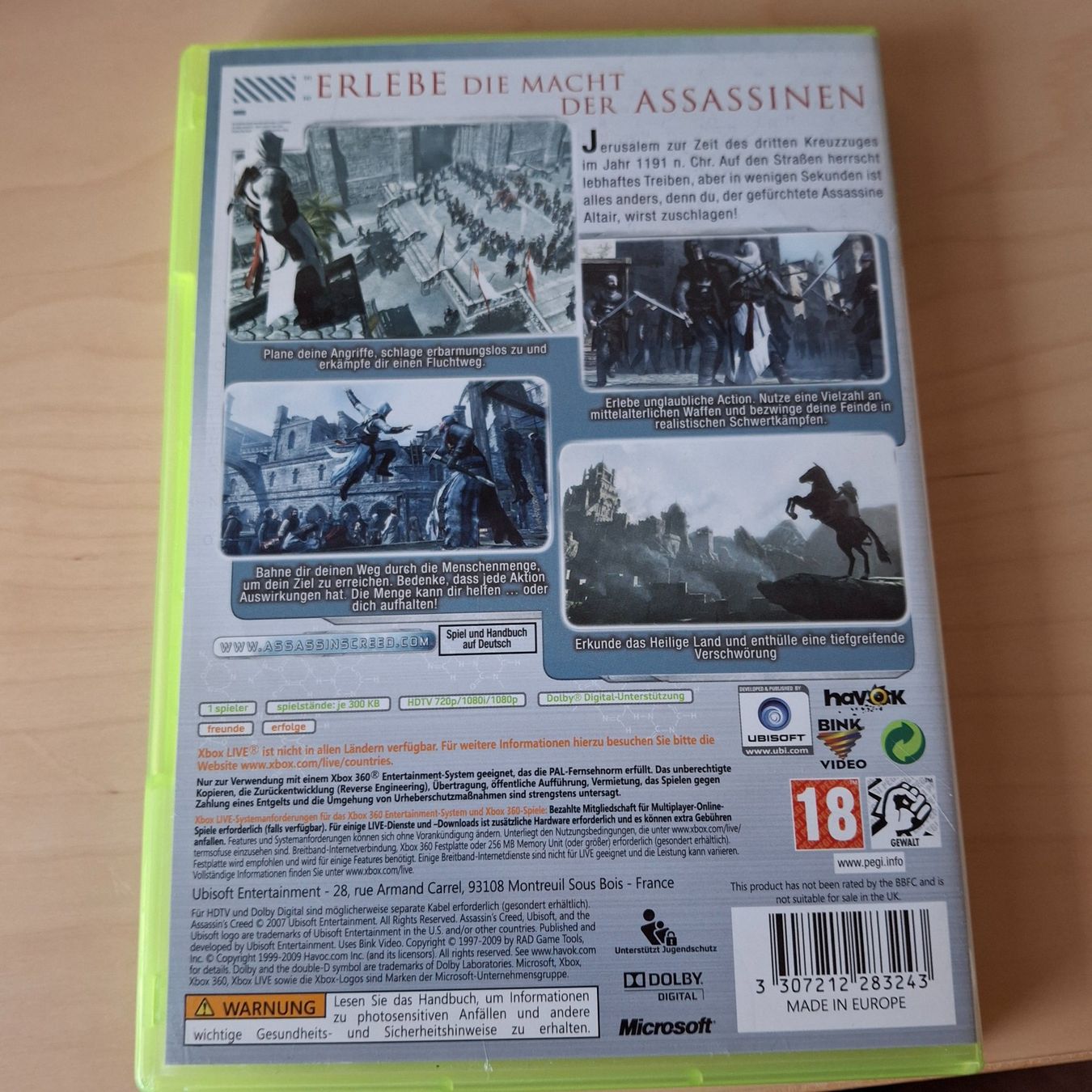 Giochi: XBOX360 Videospiel Assassin's creed – Usato da Ipsach venduto da Wildlifecolors 1
