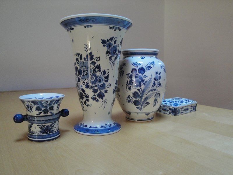 Vasi & Recipienti: Delfter Blau, Vasen-Set – Usato da Aesch BL venduto da EasyPeasy_AeschBL