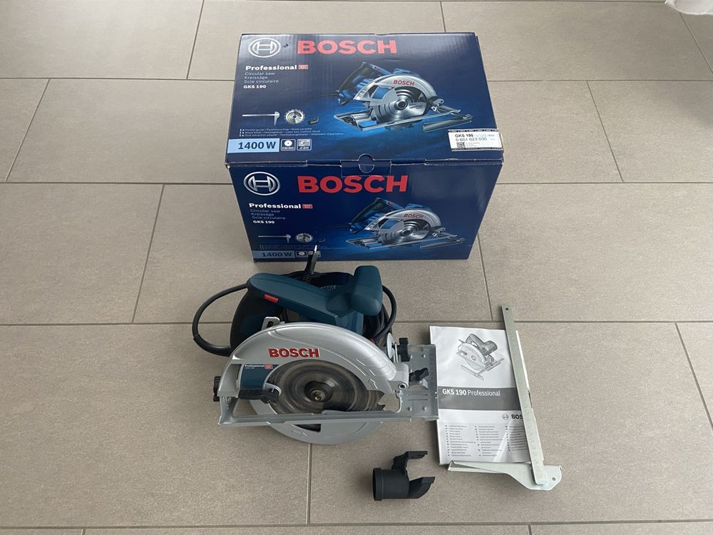 Handkreissäge GKS 190 von Bosch mit Originalverpackung | Kaufen auf Ricardo