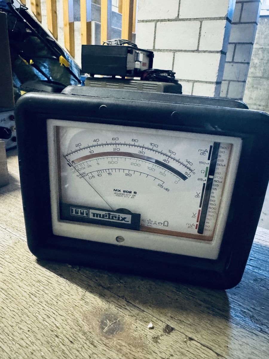 Funktechnik: Messinstrument Metrix MX 202 B Analog Voltmeter Amperemeter – Gebraucht aus Sternenberg von Mcfraui