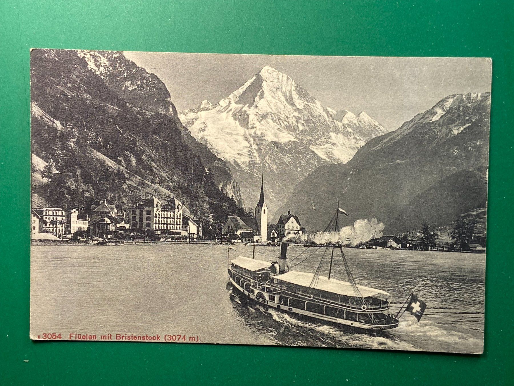 Cartoline postali: Flüelen mit Bristenstock – Usato da Steg VS venduto da danwer74