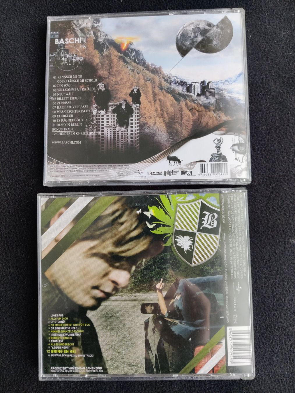 CD: 2 CD -  Baschi (Neui Wält / Irgendwie.Held) – Usato da Muttenz venduto da IkaSul 2