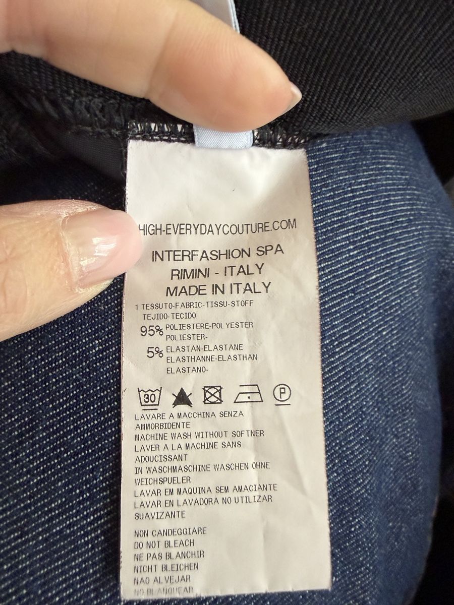 High Pantaloni: Girbaud/HIGH Everyday Couture Hose, Schwarz – Usato da Muttenz venduto da stoeberi01 5