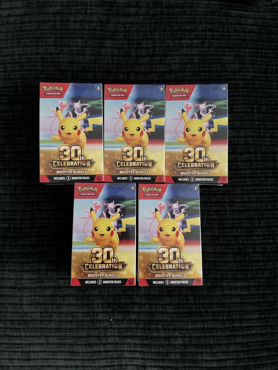 Pokémon Sammelbilder & Trading cards: POKEMON 30TH Anniversary BOOSTER BUNDLE 5 Stk. – Neu und originalverpackt aus Glattfelden von Xylon1